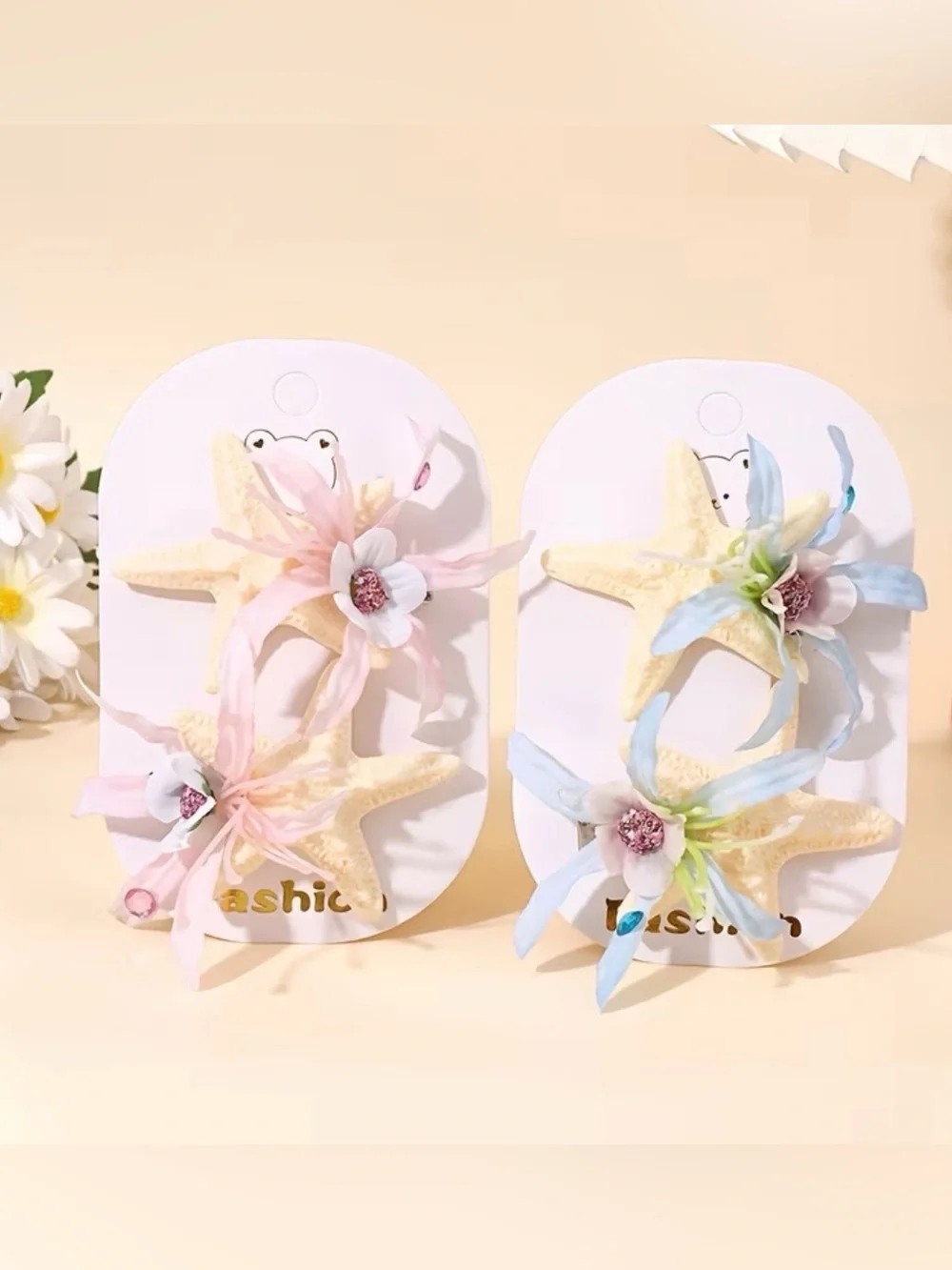 Pearl-Embellished Pink Floral Hair Clip for Women